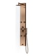 wall mount for handheld shower Pulse Bronze - Stainless Steel