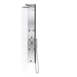 shower with panels Pulse Silver - Brushed Stainless Steel