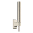 rain shower with handheld and tub spout Pulse Brushed Nickel