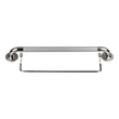 images of showers with grab bars Pulse Polished Stainless Steel - Chrome
