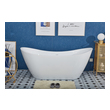 double whirlpool bath Pulse White