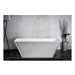 96 inch bathtub Pulse White