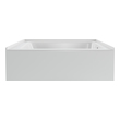 center drain freestanding tub Pulse White