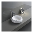 bathroom with black vanity ideas Ruvati Bathroom Sink White