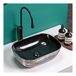 vanity unit with basin grey Ruvati Bathroom Sink Silver / Black