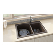 sink bowl installation Ruvati Kitchen Sink Espresso / Coffee Brown