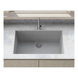 double sink to single sink Ruvati Kitchen Sink Silver Gray