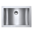 long vessel sink Ruvati Bathroom Sink Stainless Steel