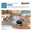 granite composite sink colors Ruvati Kitchen Sink Stainless Steel