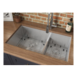 franke double bowl undermount sink Ruvati Kitchen Sink Stainless Steel