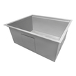 single tub sink Ruvati Kitchen Sink Stainless Steel