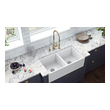 blanco undermount double bowl kitchen sink Ruvati Kitchen Sink White