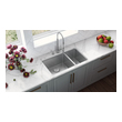 blanco black double sink Ruvati Kitchen Sink Stainless Steel