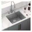 single kitchen sink with drainer Ruvati Kitchen Sink Stainless Steel