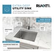 best stainless steel utility sink Ruvati Laundry Sink Stainless Steel