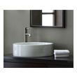 floating vanity for powder room Ryvyr Sink Bathroom Vanity Sinks White Modern / Contemporary