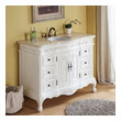bathroom cabinet collections Silkroad Exclusive Bathroom Vanity Antique White Traditional
