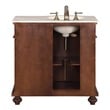 modern white oak bathroom vanity Silkroad Exclusive Bathroom Vanity English Chestnut Traditional