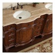bathroom sink cabinet 30 inch Silkroad Exclusive Bathroom Vanity Brazilian Rosewood Traditional