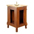 small vanity unit with basin Silkroad Exclusive Bathroom Vanity Cherry Traditional