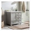 custom made bathroom cabinets Silkroad Exclusive Bathroom Vanity Light Gray Traditional