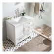 30 in vanity base Silkroad Exclusive Bathroom Vanity White Traditional
