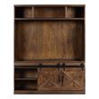 solid wood tv console with storage Tov Furniture Entertainment Centers Brown
