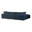 leather sectional grey Tov Furniture Sectionals Navy