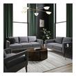 small round sectional Tov Furniture Sofas Grey