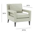 lounge chairs for club Tov Furniture Accent Chairs Grey