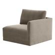 velvet white accent chair Tov Furniture Sectionals Taupe