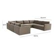 mid century modern sofas for sale Tov Furniture Sectionals Taupe