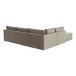 couch and chaise Tov Furniture Sectionals Taupe