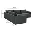 colorful sofa Tov Furniture Sectionals Charcoal