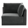 chaise lounge chair with arms Tov Furniture Sectionals Charcoal