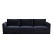 black velvet sectional Tov Furniture Sofas Navy