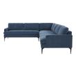 black and grey sectional couch Tov Furniture Sectionals Blue