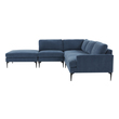 black sectional sofa with chaise Tov Furniture Sectionals Blue