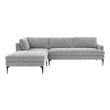cheap leather sectionals near me Tov Furniture Sectionals Grey