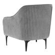 navy pattern accent chair Tov Furniture Sectionals Grey