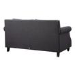 small round sectional sofa Tov Furniture Sofas Grey