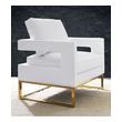 leisure chair Tov Furniture Accent Chairs White