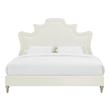 full size bed frame with storage drawers Tov Furniture Beds Cream