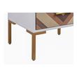 metal coffee table Tov Furniture Nightstands White