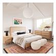 green tufted bed Tov Furniture Beds Natural Ash