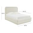 floor bed for twins Tov Furniture Beds Cream