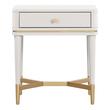 living room decor stand Tov Furniture Nightstands Cream