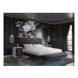 contemporary king size bedroom sets Tov Furniture Beds Beds Grey