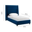 king bed and queen bed Tov Furniture Beds Beds Navy
