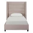 twin xl wood bed frame with headboard Tov Furniture Beds Blush
